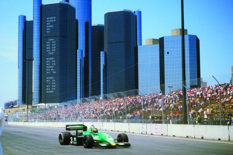 F1-Tyrrell-of-Michele-Alboreto-in-Detroit-Grand-Prix-1981