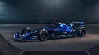 Williams launches all-blue 2022 FW44 F1 car livery