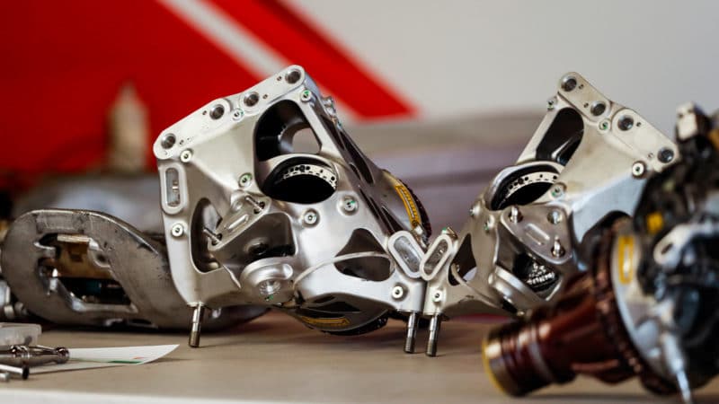 Ferrari engine parts from 2017