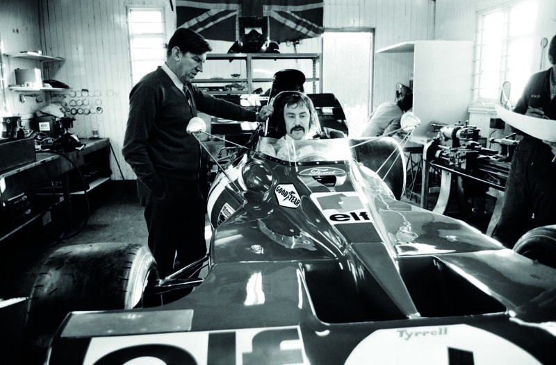 Jimmy Greaves In A Tyrrell 003