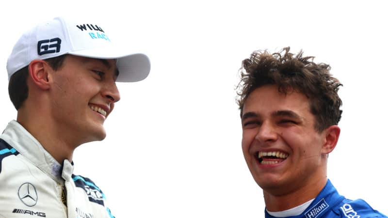 Lando Norris and George Russell