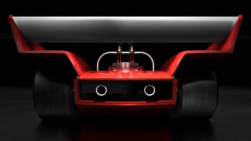 Lotus prototype render rear wing