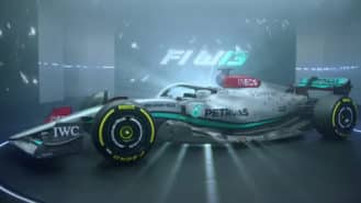 Mercedes unveils W13 E-Performance 2022 F1 car