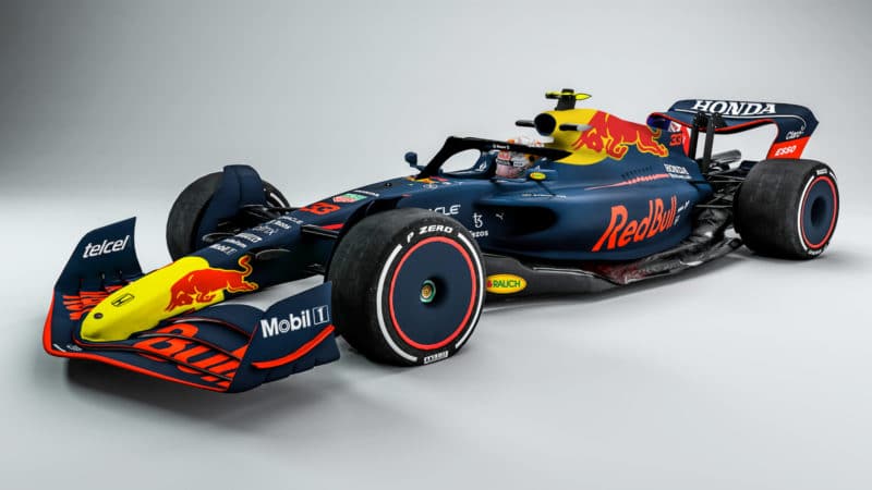 Red Bull 2022 car mock-up