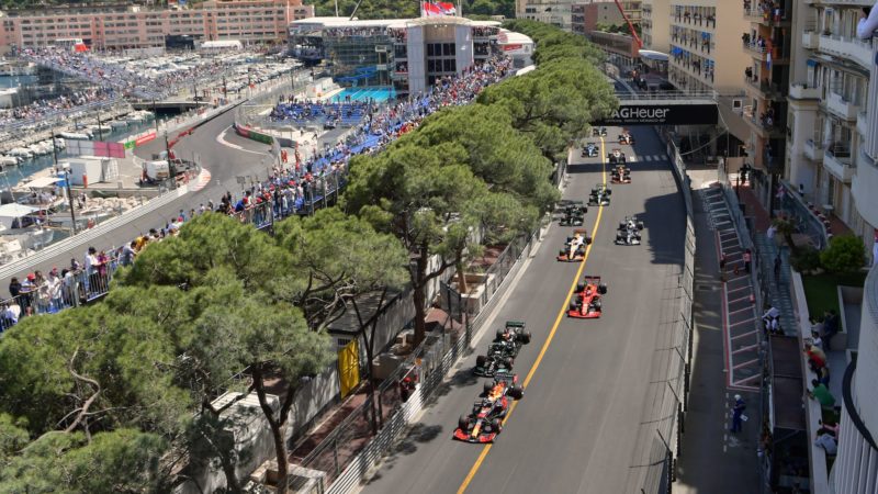 2021 Monaco GP race start