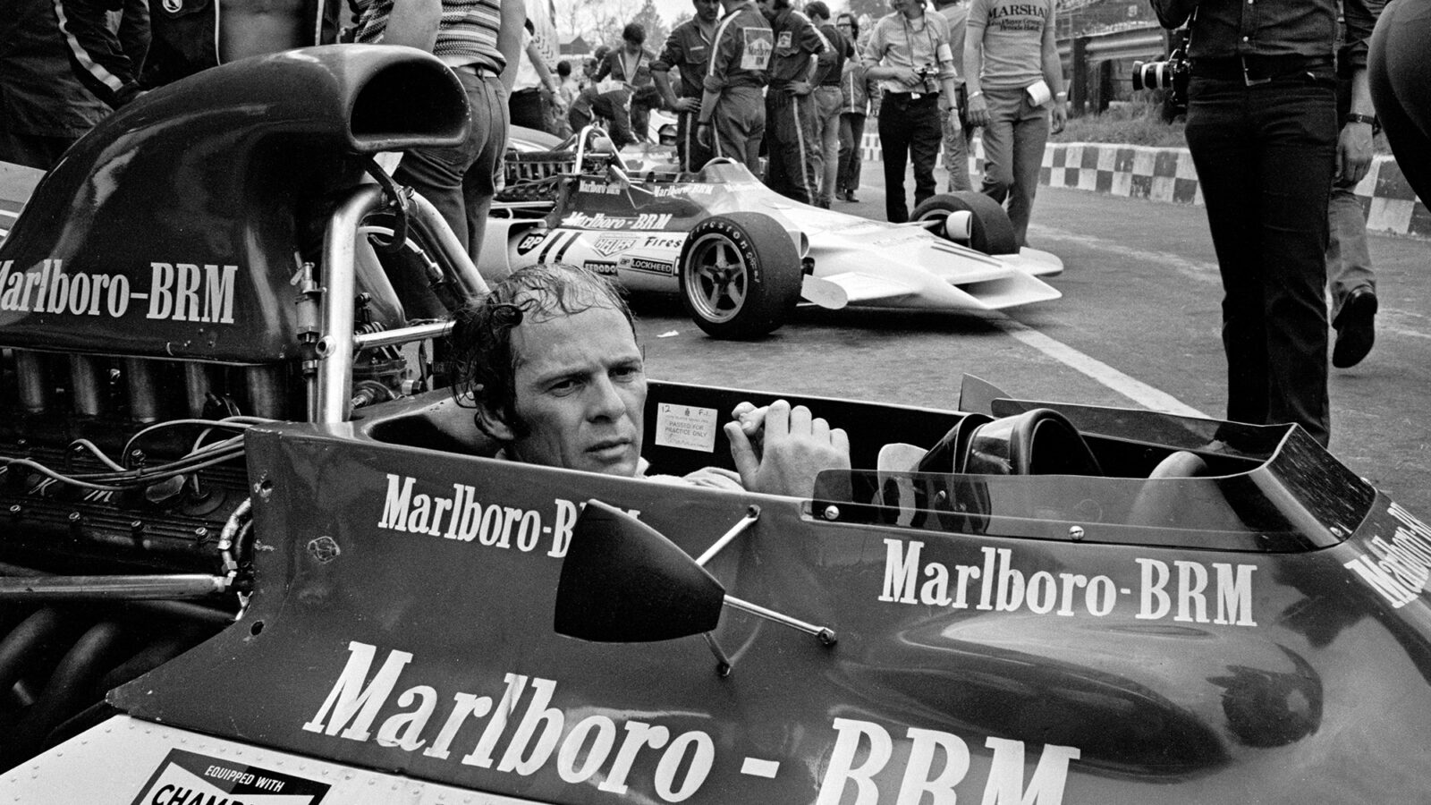 Peter Gethin in the Marlboro BRM P160B at the 1972 British Grand Prix