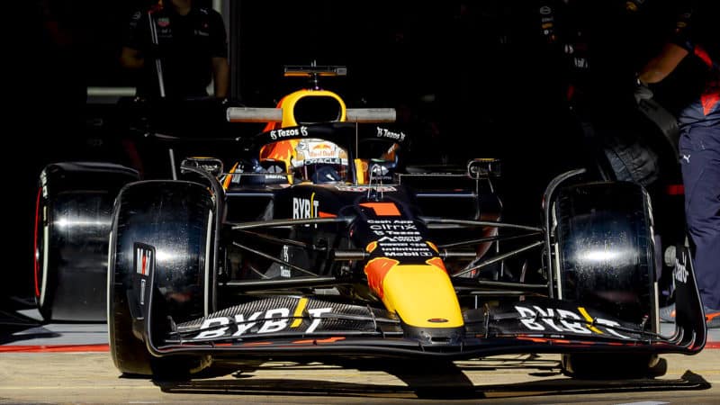 Red Bull RB18 at F1 2022 testing