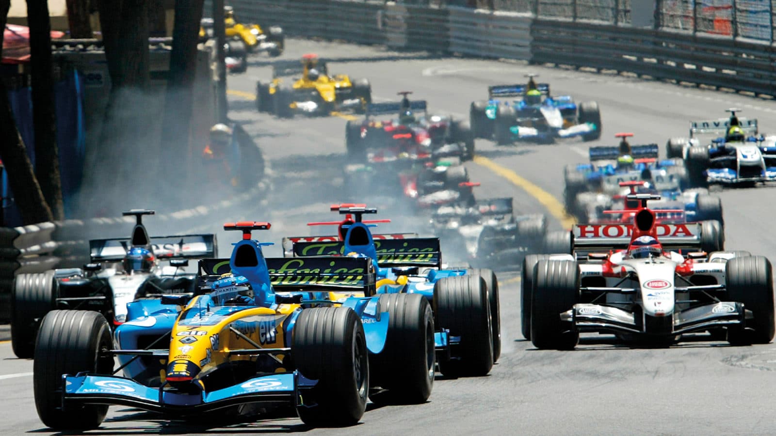 Start of the 2004 Monaco Grand prix