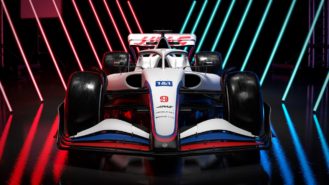 Haas shows off 2022 F1 livery ahead of testing