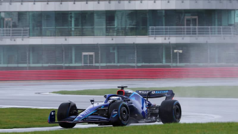 Williams 2022 car shakedown