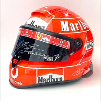 Product image for Michael Schumacher signed 2006 Ferrari, full size display helmet