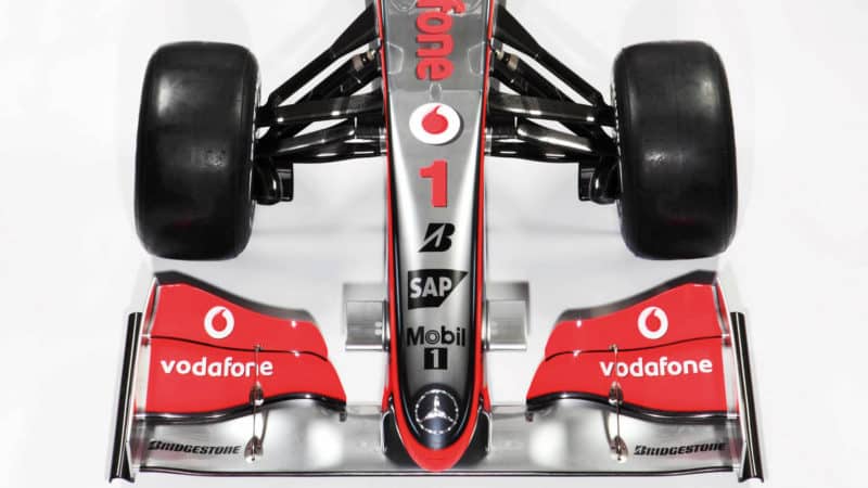 2009 McLaren nose and front wing