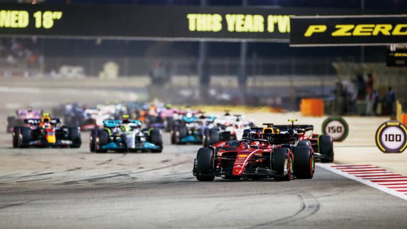 2022 Saudi Arabain Grand Prix start