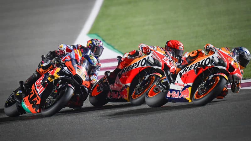 Battle for the least at the 2022 MotoGP Qatar GP