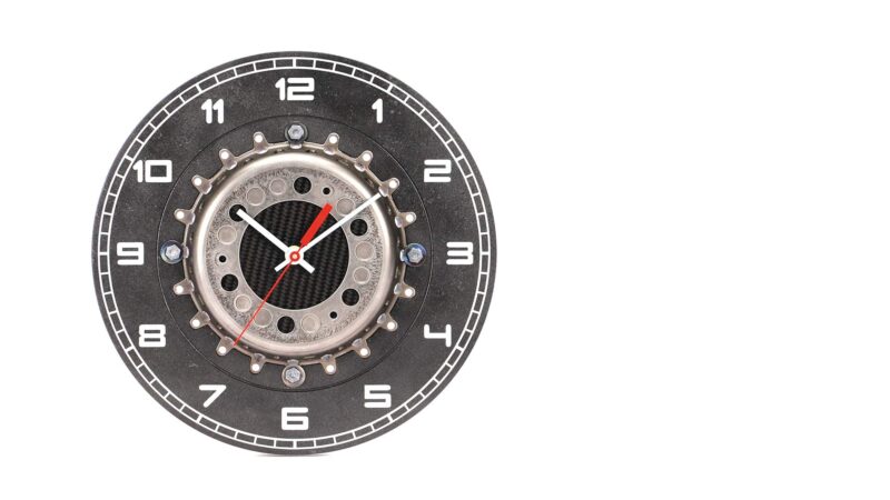 Brake disc clock