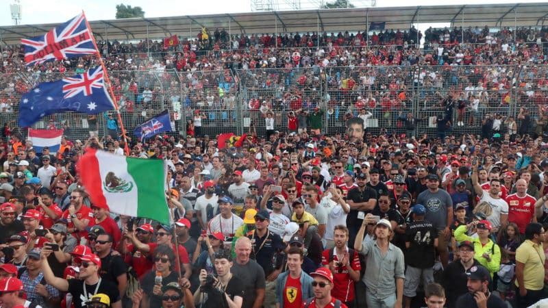 Crowd at 2018 Australian Grand Prix
