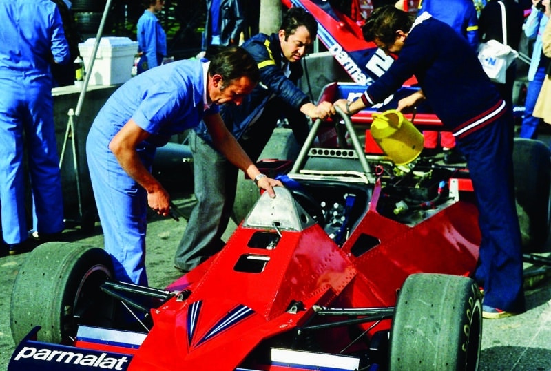 Ermanno Cuoghi with Brabham BT46