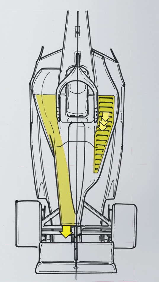 F1 2022 louvres illustration