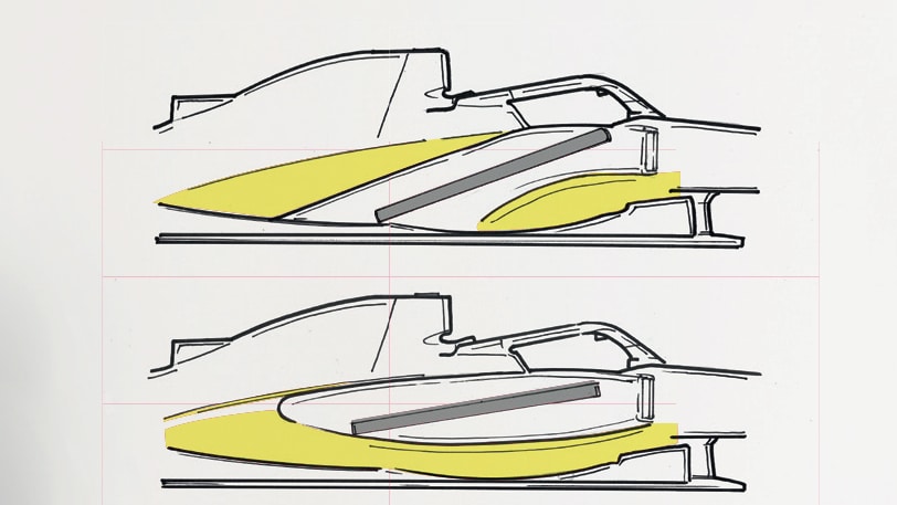 F1 2022 sidepods illustration