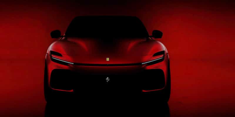 Ferrari SUV teaser image