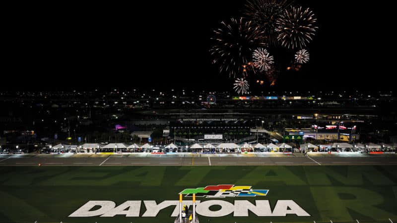 Fireworks over Daytona 24