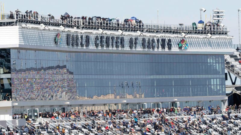 Grandstand at 2022 Daytona 24