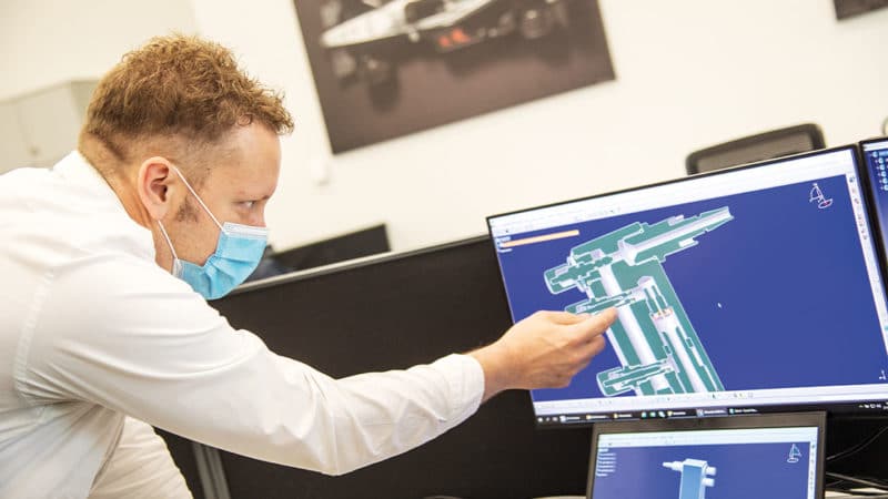 Putting in the hours: Ben Hodgkinson, head of mechanical engineering at Mercedes