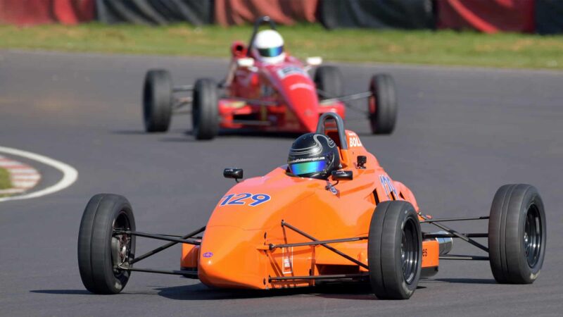 James Hadfield tests Van Diemen RF03 at Combe 2022 preseason test