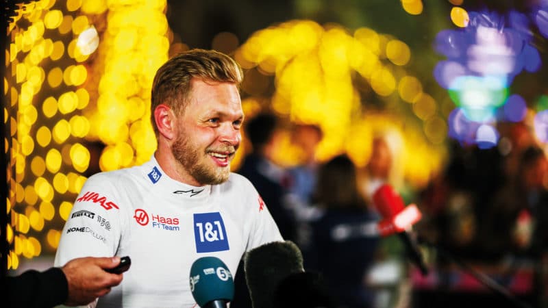 Kevin Magnussen interviewed at the 2022 Bahrain GP