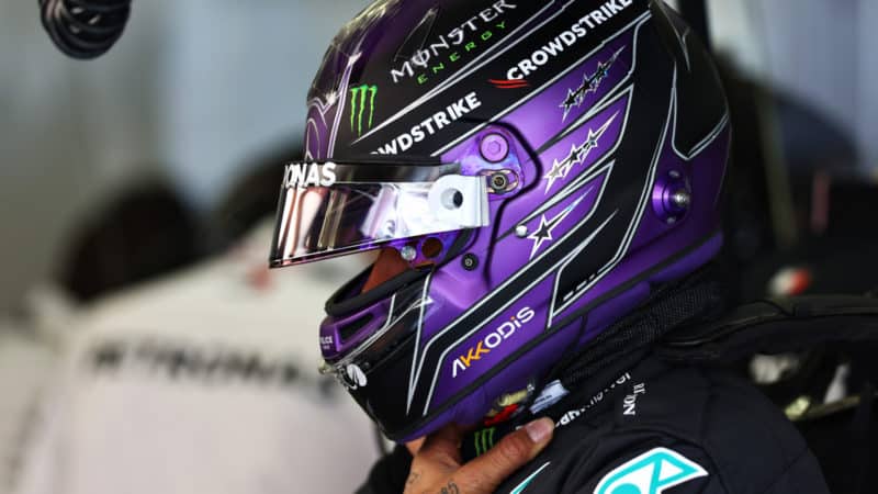 Lewis Hamilton, 2022 F1 testing
