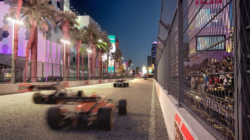 Las Vegas strip F1 race