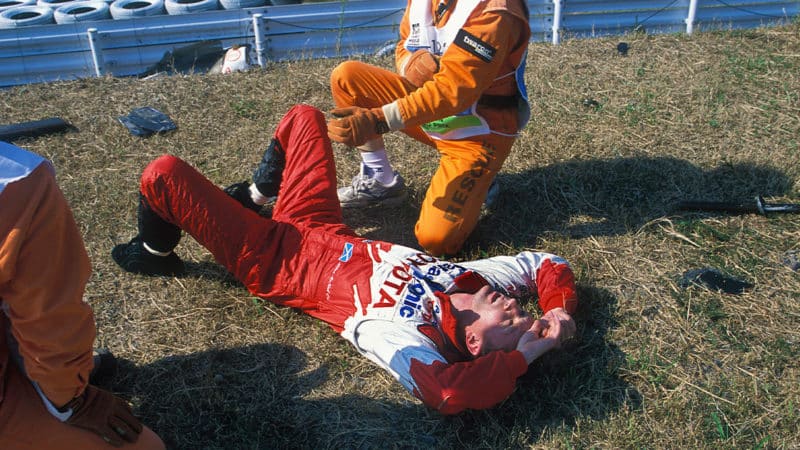 McNish crash Japanese GP 2002