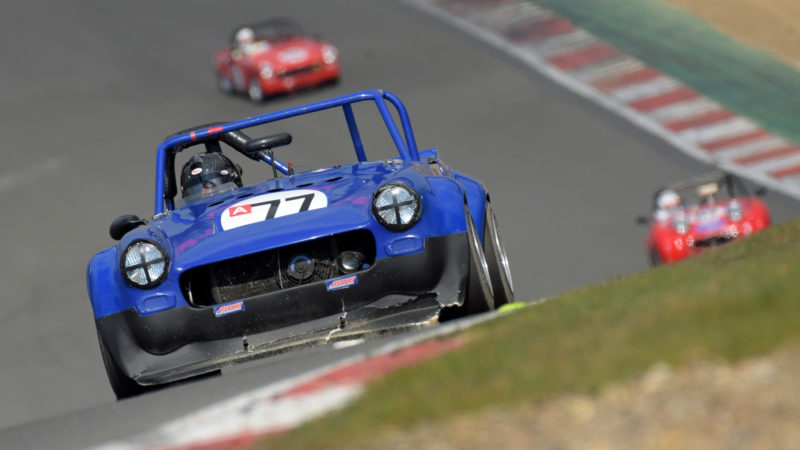 Paul Sibley in Modsports race at Brands Hatch