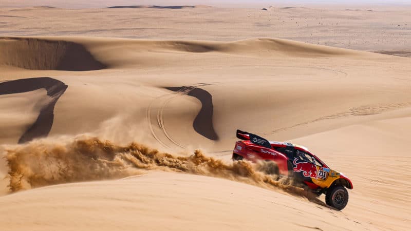 Prodrive Dakar car in the desert