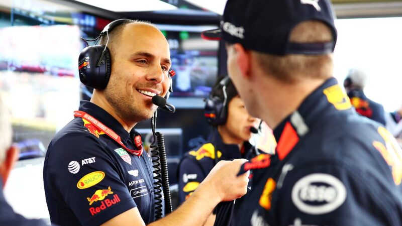 Red Bull F1 race engineer Gianpiero Lambiase