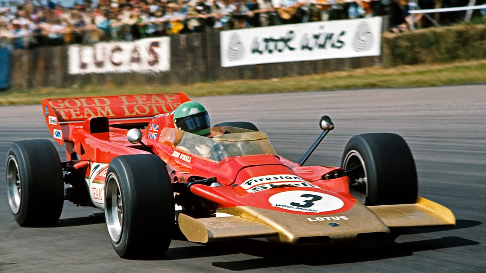 Reine Wisell during 1971 British Grand Prix