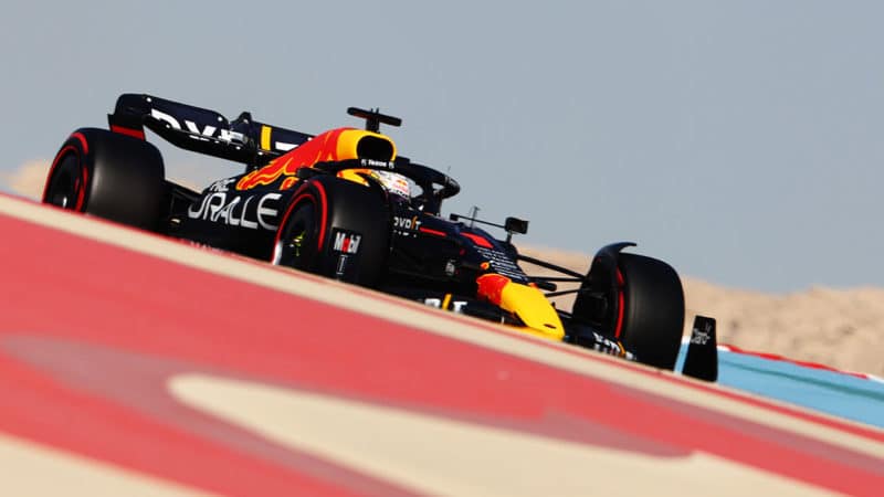 Max Verstappen Red Bull Bahrain FP3 2022