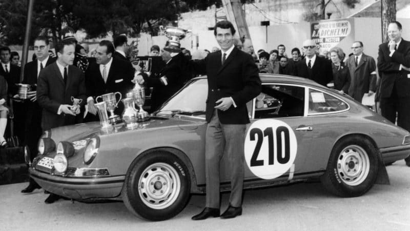 Vic-Elford-with-1968-Monte-Carlo-Rally-trophy