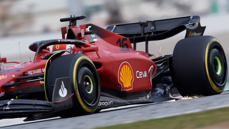 Ferrari, 2022 F1 testing