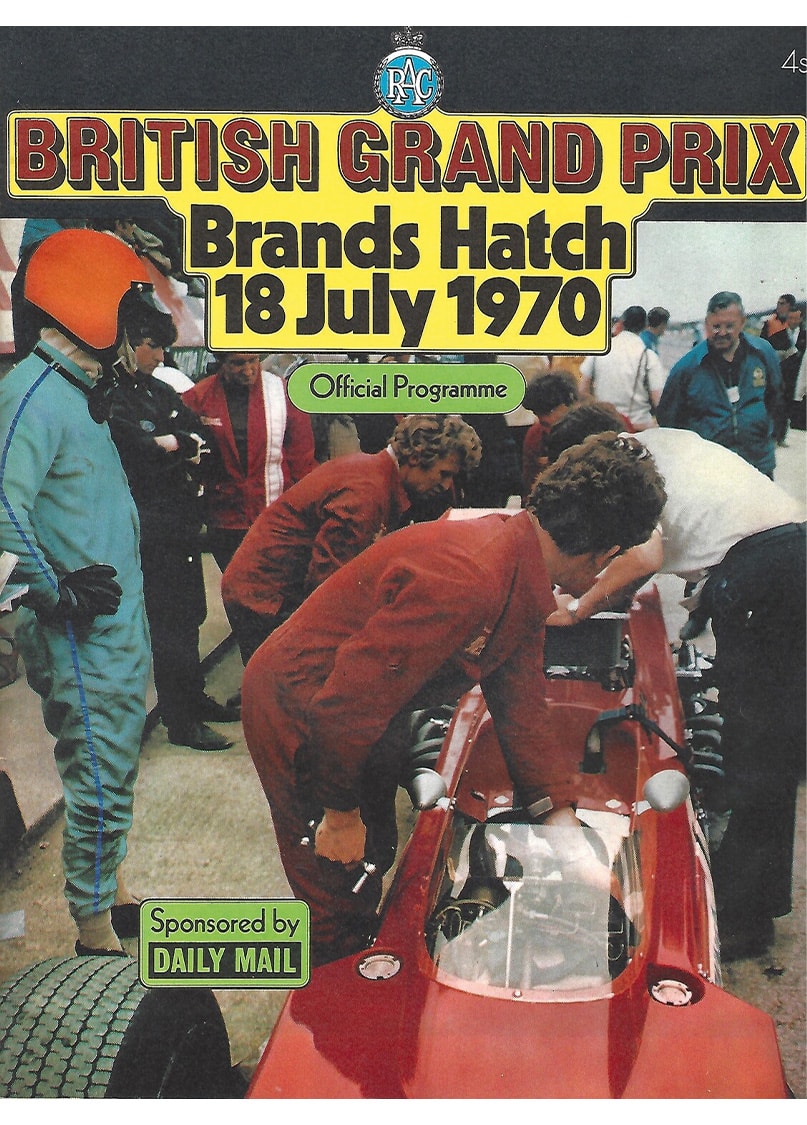 1970 British Grand Prix programme