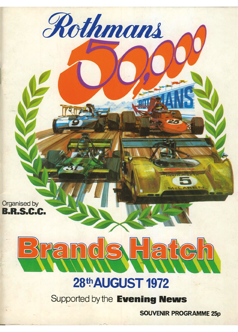 1972 Brands Hatch race programme