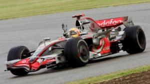 2008 McLaren F1 car of Lewis Hamilton