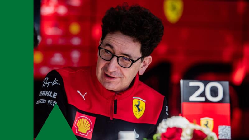 Mattia Binotto Ferrari team boss Australian GP 2022