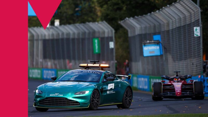 Safety car during the Formula 1 Heineken Australian Grand Prix 2022, 3rd round of the 2022 FIA Formula One World Championship, on the Albert Park Circuit, from April 8 to 10, 2022 in Melbourne, Australia - Photo Florent Gooden / DPPI