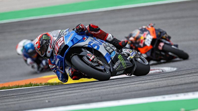 Alex Rins in the 2022 MotoGP Portuguese GP