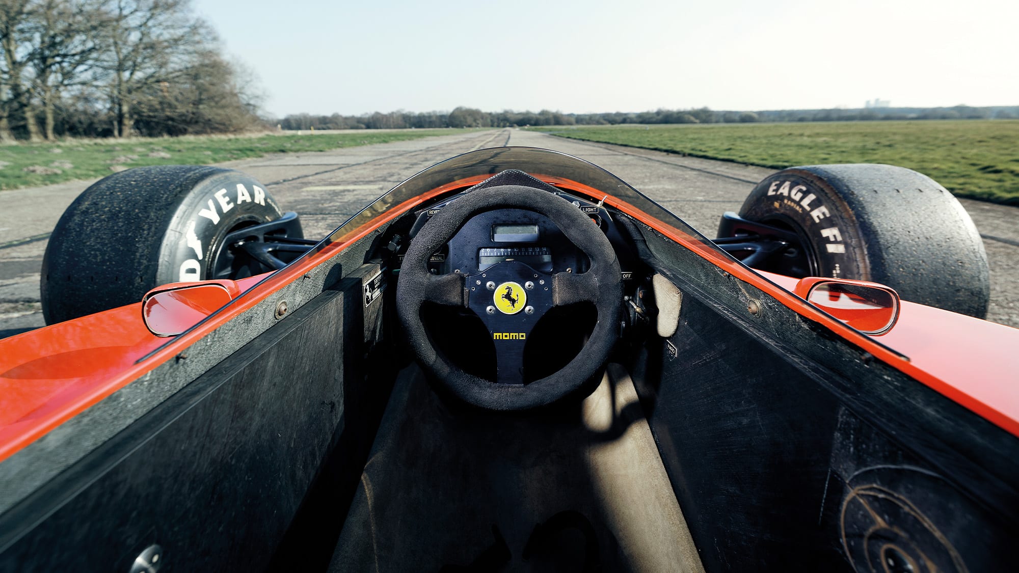 Cockpit of Nigel Mansell Ferrari 640