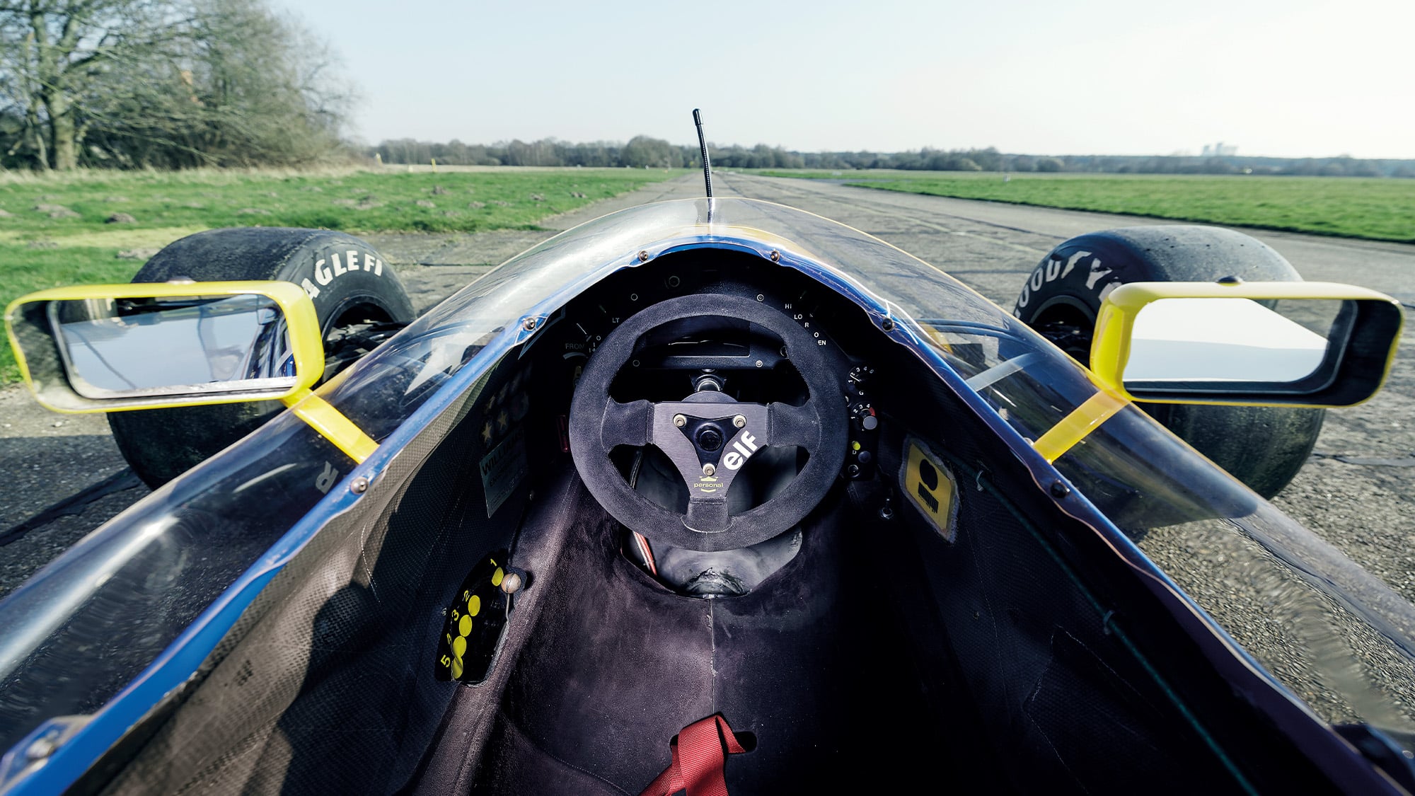 Cockpit of Nigel Mansell Williams FW14
