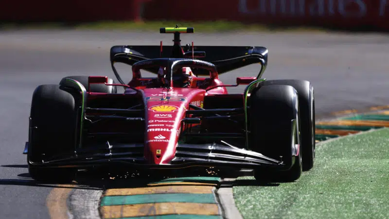 Ferrari of Carlos Sainz