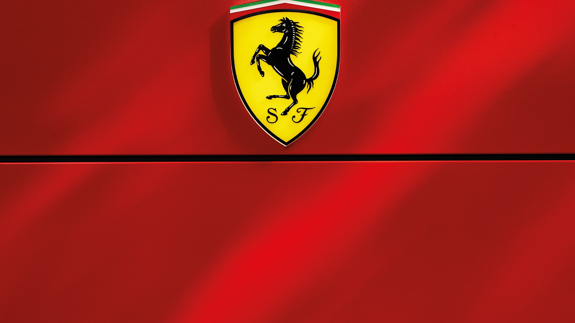 Simple color vinyl Ferrari Logo | Stickers Factory