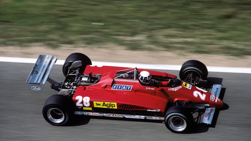 Ferrari of Didier Pironi at Hockenheim in 1982